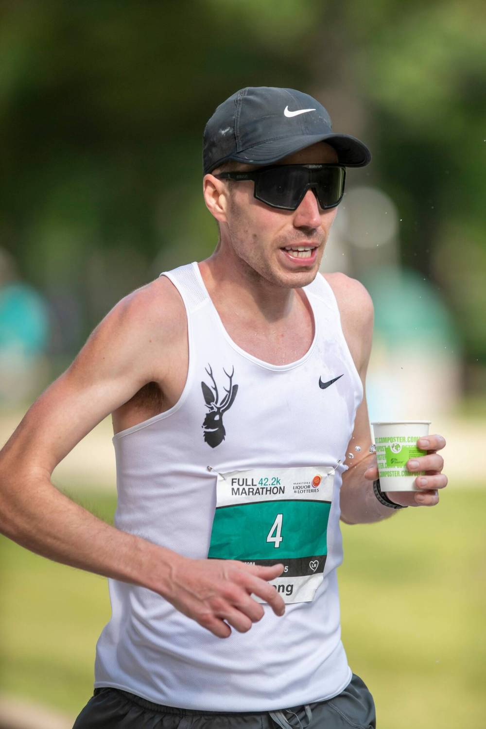 BROOK JONES./ FREE PRESS
Caleb De Jong placed first in a race in which his father Doug also competed.