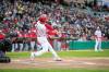 BROOK JONES / FREE PRESS
                                Winnipeg Goldeyes outfielder Max Murphy hit his 93rd and 94th career home runs against the Chicago Dogs on Wednesday and now holds the Fish’s franchise homers record.