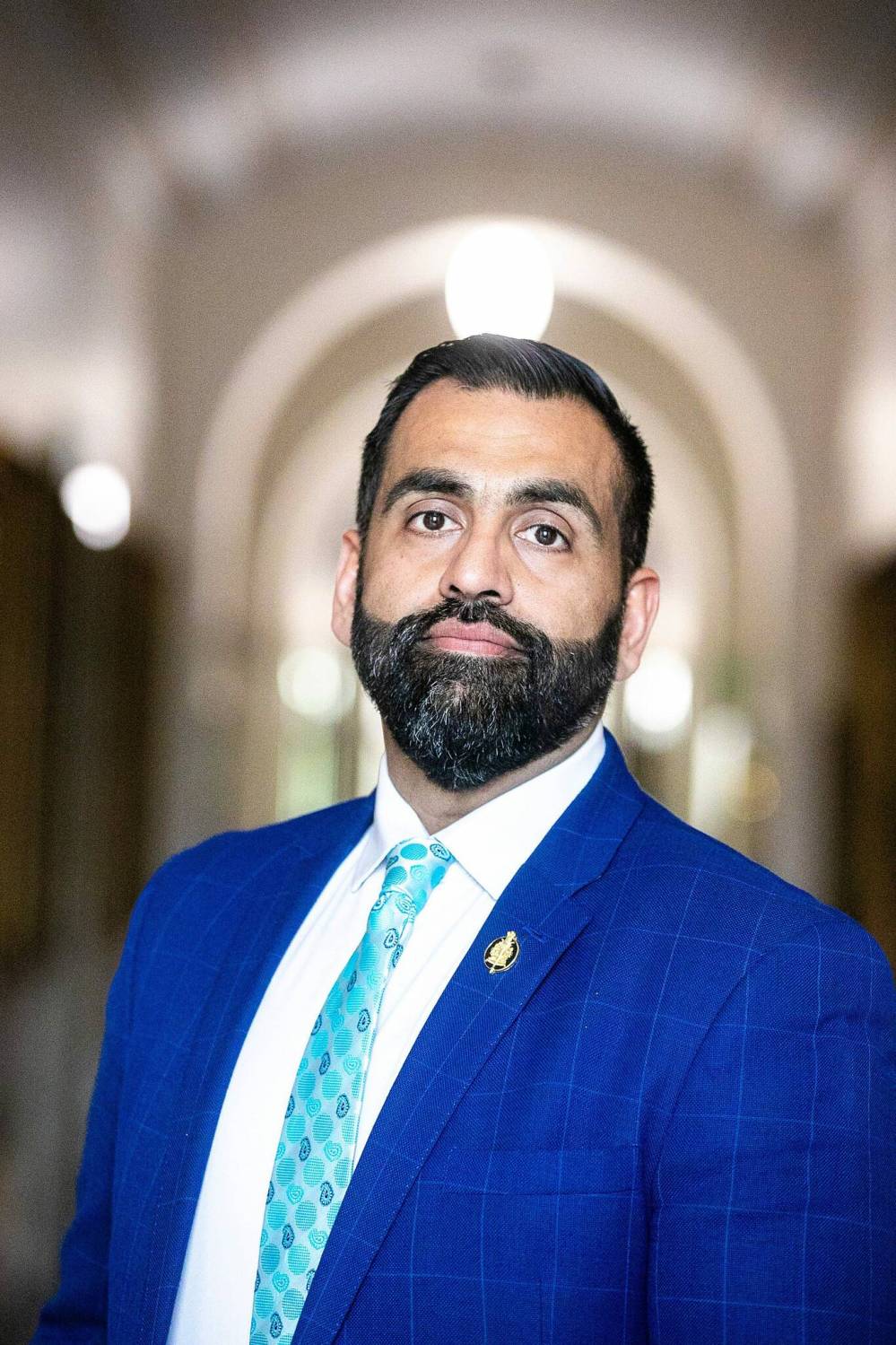 MIKAELA MACKENZIE / WINNIPEG FREE PRESS
Progressive Conservative Leader Obby Khan