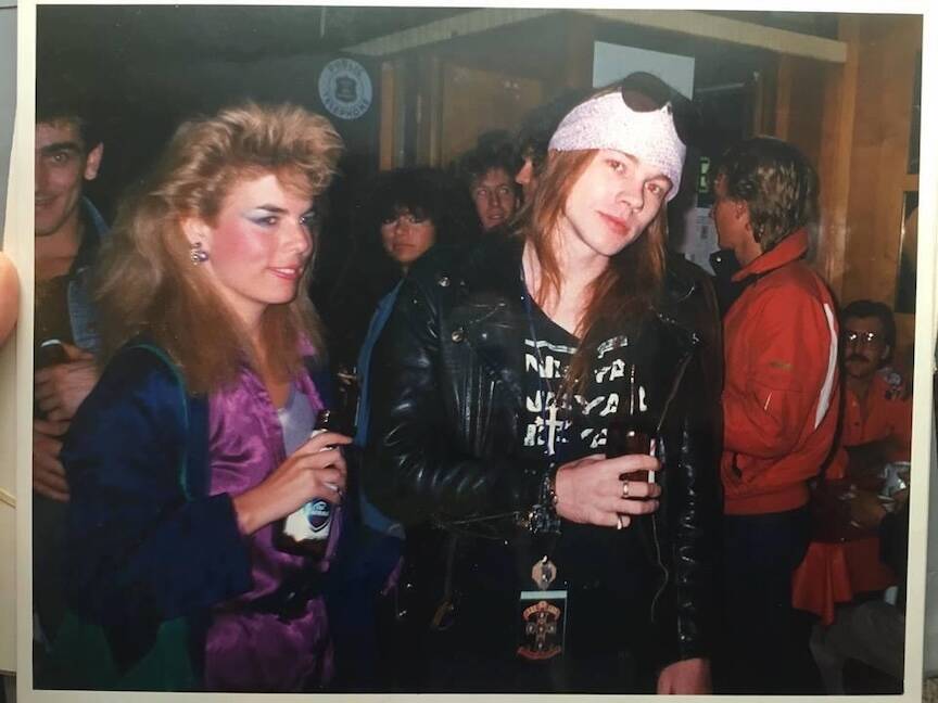 SUPPLIED
Axl Rose at the Note in the late 1980s.
