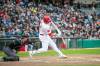 BROOK JONES / FREE PRESS
                                Winnipeg Goldeyes infielder Matthew Warkentin connects with the ball. The Fish will host their first National Indigenous Peoples Day celebration game day on Saturday, with 400 free tickets going to wildfire evacuees.