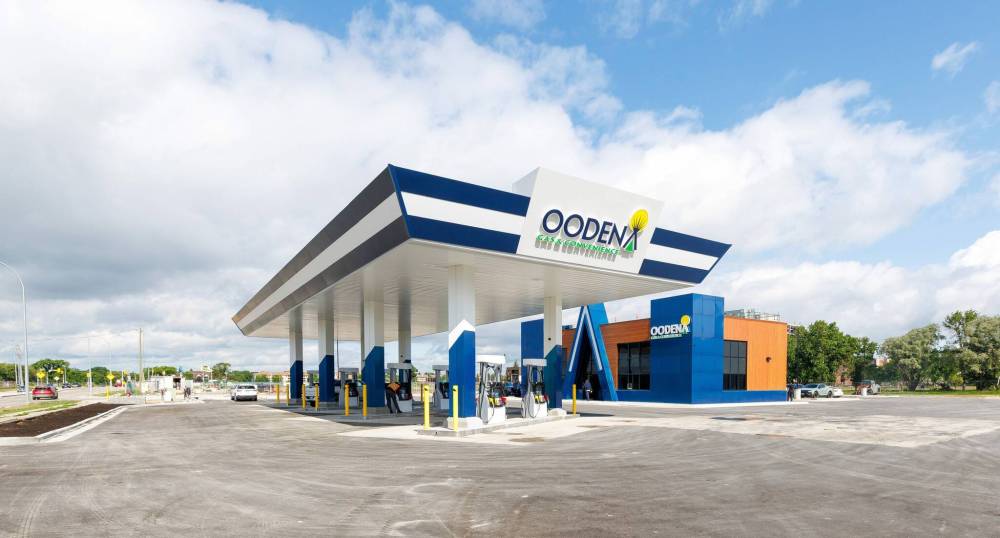 MIKE DEAL / FREE PRESS
Treaty One leadership were on hand for the Soft Opening of Oodena Gas & Convenience, the very first business to open on Naawi-Oodena — a long-awaited development which has been over 20 years in the making.