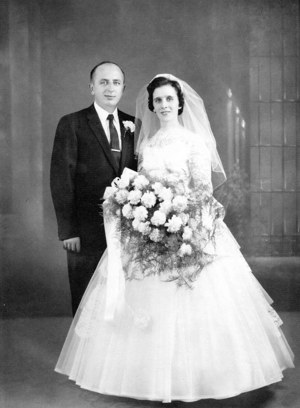 SUPPLIED
Loni Pahl and Ed Bettcher on their wedding day in 1959. They were childhood friends who reconnected and fell in love in Winnipeg.