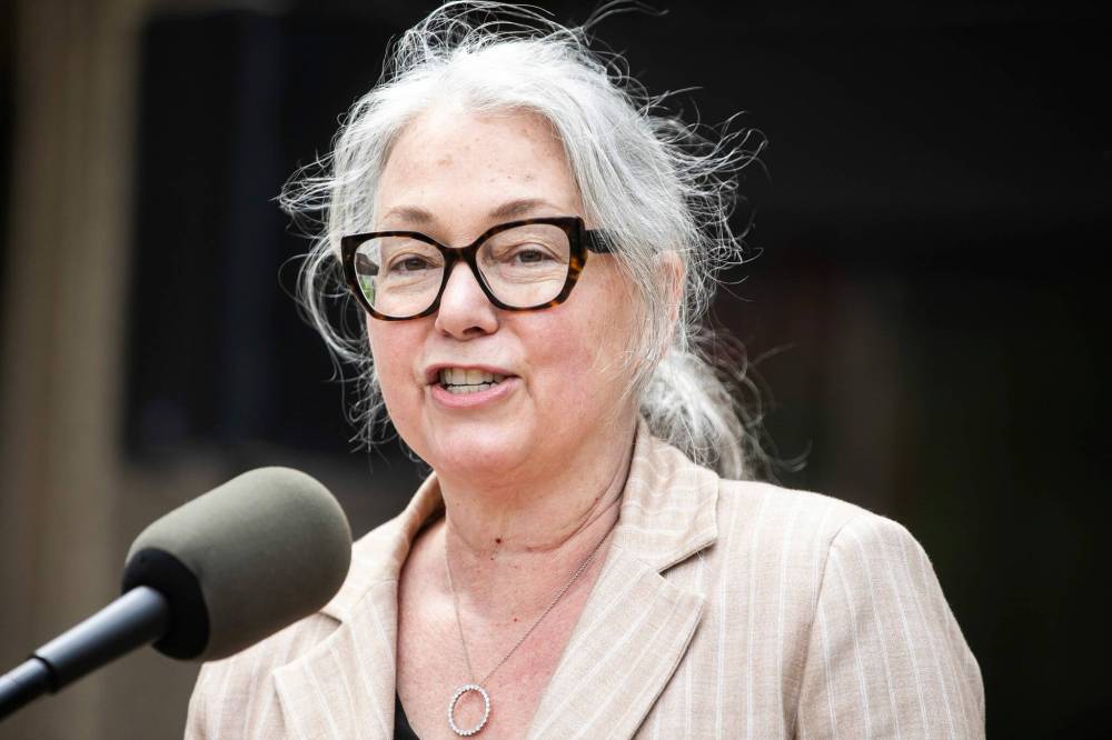 MIKAELA MACKENZIE / FREE PRESS
Hazel Borys, director of the City of Winnipeg Planning, Property, and Development, says the pilot project will help draw visitors to the area, moving toward a vision of filling it with “people and patios, economic activity, and life.”