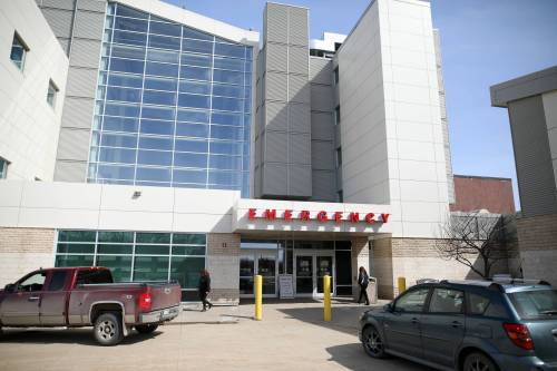 TIM SMITH / BRANDON SUN FILES
                                Brandon Regional Health Centre has a high vacancy level.