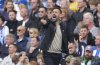 FILE - Leicester's head coach Ruud van Nistelrooy reacts during the English Premier League soccer match between Brighton and Hove Albion and Leicester City, at The American Express Stadium in Brighton, Saturday, April 11, 2025. (AP Photo/Dave Shopland, File)