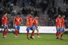 Chile's players react after losing to Bolivia in a qualifying soccer match for the FIFA World Cup 2026 in El Alto, Bolivia, Tuesday, June 10, 2025. (AP Photo/Juan Karita)