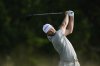 Wyndham Clark tees off on the fourth hole during the first round of the U.S. Open golf tournament at Oakmont Country Club Thursday, June 12, 2025, in Oakmont, Pa. (AP Photo/Seth Wenig)