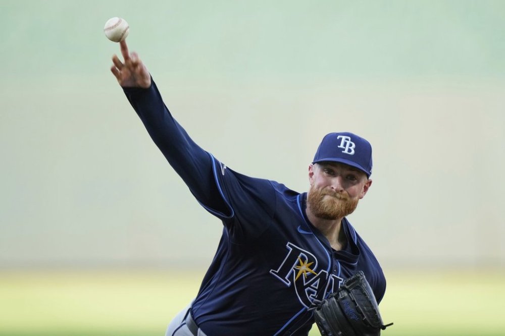 = during the second inning of a baseball game, Wednesday, June 25, 2025, in Kansas City, Mo. (AP Photo/Charlie Riedel)