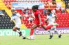Canadian forward Annabelle Chukwu, centre, takes a shot in Canada's 4-1 win over Nicaragua, in this handout photo from the CONCACAF Women's U-20 Championship in Alajuela, Costa Rica on May 31, 2025. THE CANADIAN PRESS/HO-Canada Soccer **MANDATORY CREDIT**