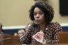 FILE - U.S. Center for SafeSport CEO Ju'Riese Colón testifies during The Commission on the State of U.S. Olympics and Paralympics hearing on Capitol Hill in Washington, Sept. 6, 2023. (AP Photo/Jose Luis Magana, File)