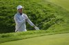 Adam Scott, of Australia, prepares to hit out of a bunker on the 13th hole during a practice round ahead of the U.S. Open golf tournament at Oakmont Country Club Wednesday, June 11, 2025, in Oakmont, Pa. (AP Photo/Seth Wenig)
