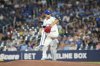 Toronto Blue Jays pitcher José Berríos (17) works against the Chicago White Sox during first inning MLB baseball action in Toronto on Saturday June 21, 2025. THE CANADIAN PRESS/Chris Young