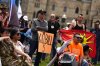 People rally against Bill C-5 on Parliament Hill in Ottawa, on Tuesday, June 17, 2025. THE CANADIAN PRESS/Justin Tang