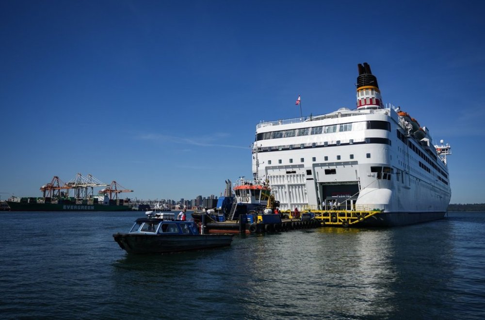 A renovated cruise ship known as a