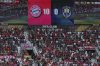 The scoreboard shows Bayern leading 10-0 during the Club World Cup group C soccer match between Bayern Munich and Auckland City in Cincinnati, Sunday, June 15, 2025. (AP Photo/Jeff Dean)