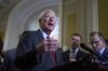 Sen. Roger Wicker, R-Miss., chairman of the Senate Armed Services Committee, speaks to reporters at the Capitol in Washington, Tuesday, June 10, 2025. (AP Photo/J. Scott Applewhite)