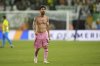Inter Miami's Lionel Messi walks off the field after the Club World Cup Group A soccer match between Inter Miami and Palmeiras in Miami Gardens, Fla., Monday, June 23, 2025. (AP Photo/Lynne Sladky)