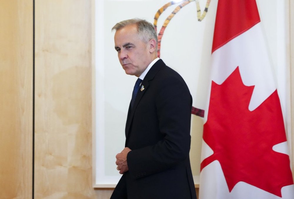 Prime Minister Mark Carney takes part in a meeting on the sidelines of the NATO Summit in The Hague, Netherlands on Tuesday, June 24, 2025. THE CANADIAN PRESS/Sean Kilpatrick