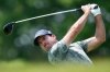Nick Taylor tees off at the fifth hole during third round of the RBC Canadian Open golf tournament in Caledon, Ont., Saturday, June 7, 2025. THE CANADIAN PRESS/Nathan Denette
