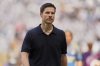 Real Madrid manager Xabi Alonso walks off the pitch at halftime during the Club World Cup group H soccer match between Real Madrid and Al Hilal in Miami Gardens, Fla., Wednesday, June 18, 2025. (AP Photo/Rebecca Blackwell)