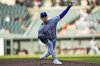 Texas Rangers starting pitcher Jacob Latz delivers during the second inning of a baseball game against the Baltimore Orioles, Tuesday, June 24, 2025, in Baltimore. (AP Photo/Stephanie Scarbrough)