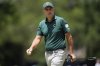 FILE - Richard Bland reacts after missing a putt on the fourth hole during the third round of the PGA Championship golf tournament at the Quail Hollow Club, May 17, 2025, in Charlotte, N.C. (AP Photo/George Walker IV, File)