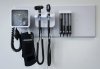 Medical tools are pictured in an exam room at a health clinic in Calgary, Friday, July 14, 2023.  THE CANADIAN PRESS/Jeff McIntosh