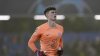 FILE - Goalkeeper Kepa Arrizabalaga in action during the Champions League round of 16 second leg soccer match between Chelsea FC and Borussia Dortmund at Stamford Bridge, London, March 7, 2023. (AP Photo/Alastair Grant, file)