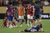 Porto's Gonçalo Borges reacts after the Club World Cup Group A soccer match between FC Porto and Al Ahly in East Rutherford, N.J., Monday, June 23, 2025. (AP Photo/Adam Hunger)