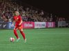 Defender Zoe Burns is shown making her debut for the Canada senior team in a 2-2 draw with Nigeria on Monday, April 11, 2022. THE CANADIAN PRESS/Handout — AFC Toronto  (Mandatory Credit)