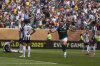 Palmeiras' Paulinho celebrates during the Club World Cup round of 16 soccer match between Palmeiras and Botafogo in Philadelphia, Saturday, June 28, 2025. (AP Photo/Matt Slocum)