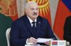 Belarusian President Alexander Lukashenko attends a meeting of the Supreme Eurasian Economic Council on the sidelines of the Eurasian Economic Forum in Minsk, Belarus, Friday, June 27, 2025. (Alexander Kazakov, Sputnik, Kremlin Pool Photo via AP)