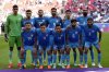 FILE -The India National team pose for a group photo prior to the Asian Cup Group B soccer match between Syria and India at Al Bayt Stadium in Al Khor, Qatar, Jan. 23, 2024. (AP Photo/Aijaz Rahi), File)