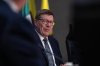 Saskatchewan Premier Scott Moe during the First Minister’s Meeting in Saskatoon on Monday, June 2, 2025. His government is now facing questions over why almost half of its water bomber fleet was grounded while blazes were forcing thousands to flee. THE CANADIAN PRESS/Liam Richards