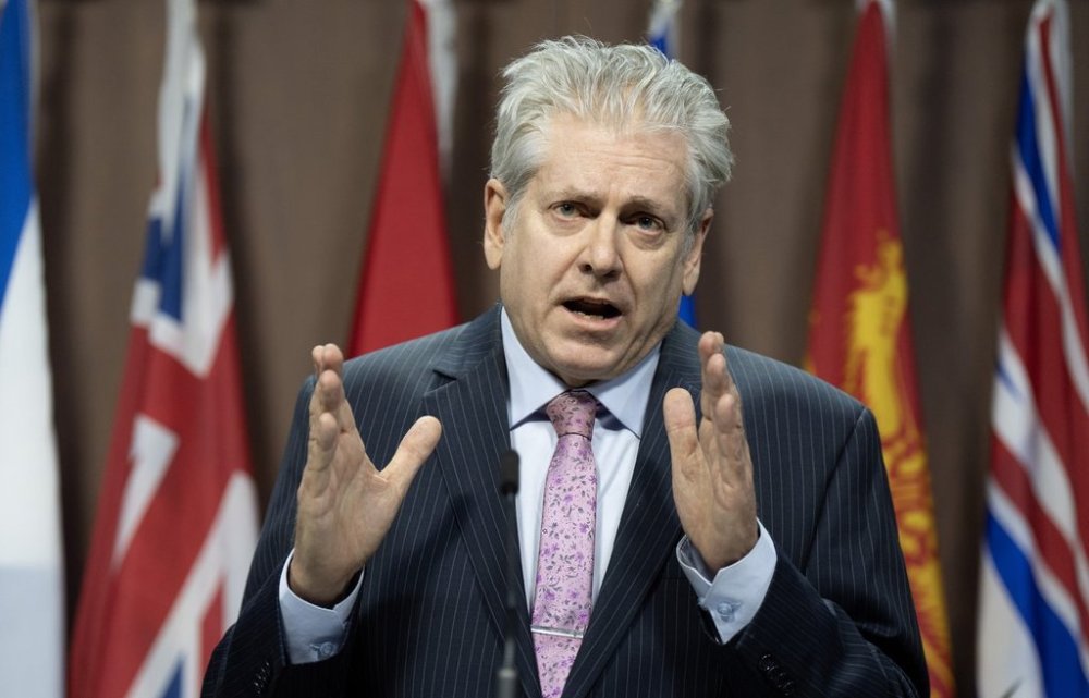 NDP MP Charlie Angus speaks during a news conference in Ottawa on Wednesday, March 5, 2025. THE CANADIAN PRESS/Adrian Wyld