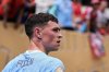Manchester City's Phil Foden walks on the pitch during the Club World Cup group G soccer match between Manchester City and Wydad AC in Philadelphia, Wednesday, June 18, 2025. (AP Photo/Chris Szagola)