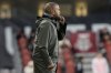 Toronto FC Head Coach Robin Fraser reacts during his team's loss to SC Nashville in MLS action in Toronto, on Saturday May 24, 2025.THE CANADIAN PRESS/Chris Young
