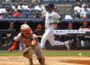 New York Yankees Jazz Chisholm Jr. scores a run in front of Baltimore Orioles catcher Gary Sánchez during the third inning of a baseball game, Saturday, June 21, 2025, in New York. (AP Photo/Noah K. Murray)