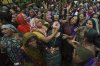Family members and relatives of Akash Patni, victim of the Air India plane crash, grieve during his funeral procession in Ahmedabad, India, Tuesday, June 17, 2025. (AP Photo/Ajit Solanki)