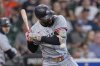 Minnesota Twins' Byron Buxton is hit by a pitch thrown by Houston Astros starting pitcher Hunter Brown during the sixth inning of a baseball game Saturday, June 14, 2025, in Houston. (AP Photo/David J. Phillip)