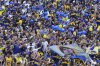 Boca Juniors fans cheer prior to the Club World Cup group C soccer match between Boca Juniors and Benfica in Miami Gardens, Fla., Monday, June 16, 2025. (AP Photo/Rebecca Blackwell)