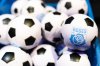 New merch is seen as the women's professional soccer franchise unveils the new logo and name for Montreal's Northern Super League team now known as Roses FC, in Montreal, Tuesday, Oct. 8, 2024. THE CANADIAN PRESS/Christinne Muschi