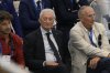 Luciano Buonfiglio listens during the CONI National Elective Council at the multipurpose sports hall of the 