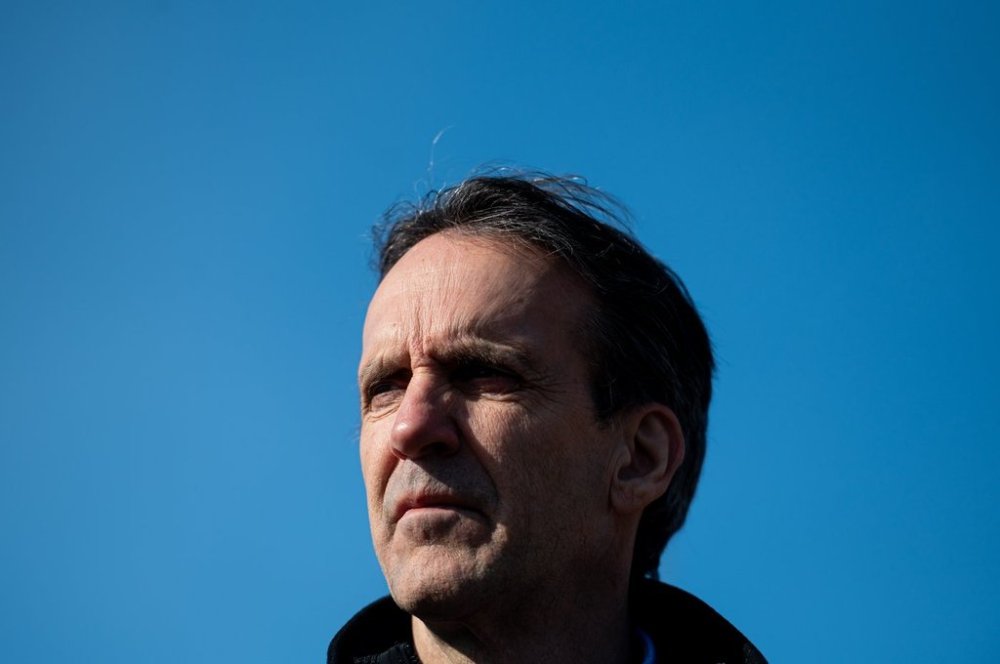 Canada's fentanyl czar Kevin Brosseau looks on during a press conference following a tour of the Canada Border Services Agency Lansdowne port of entry in Lansdowne, Ont., on Wednesday, Feb. 12, 2025. THE CANADIAN PRESS/Spencer Colby