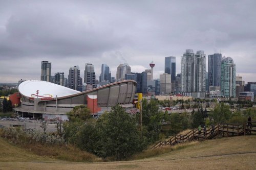 The Calgary skyline is seen on Friday, Sept. 15, 2017. THE CANADIAN PRESS/Jeff McIntosh