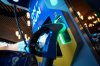 A DC fast charging station manufactured by Sumitomo Electric is seen at Fully Charged Live, an electric vehicle (EV), renewable and clean energy and urban mobility exhibition, in Vancouver, B.C., on Friday, Sept. 8, 2023. THE CANADIAN PRESS/Darryl Dyck