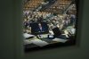 Palestinian Prime Minister Mohammed Mustafa is seen on a interpreter monitor as he speaks during a high-level International Conference for the Peaceful Settlement of the Question of Palestine and the Implementation of the Two-State solution at United Nations Headquarters, Monday, July 28, 2025. (AP Photo/Adam Gray)