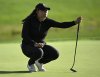 Canada's Brigitte Thibault prepares for a putt at the 13th hole during the CP Women's Open in Ottawa, on Thursday, Aug. 25, 2022. THE CANADIAN PRESS/Justin Tang
