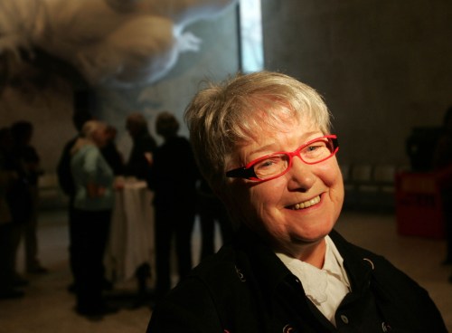 WAYNE GLOWACKI/WINNIPEG FREE PRESS  Ent.    Artist Aganetha Dyck, winner of the 2007 Governor General’s Awards in Visual and Media Arts at the reception for her at the Winnipeg Art Gallery  Tuesday morning.   March  20  2007